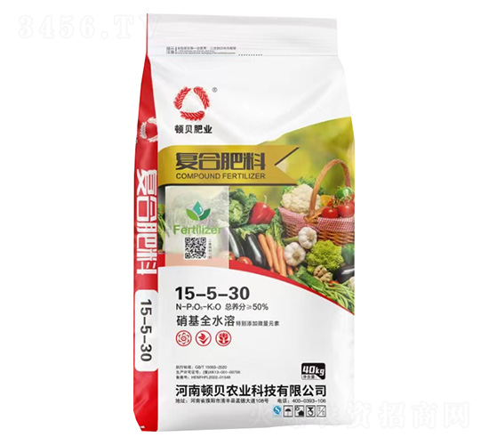 復合肥料15-5-30-頓貝肥業