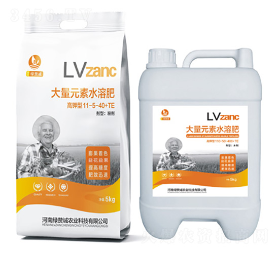 高鉀型大量元素水溶肥11-5-40+TE-綠贊誠農業