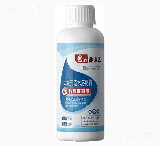 聚谷氨酸多糖型大量元素水溶肥料-檸檬酸磷酐-穿山乙-杜斯農