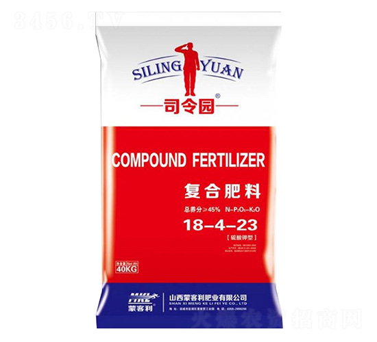 硫酸鉀型復合肥料18-4-23-司令園-蒙客利肥業