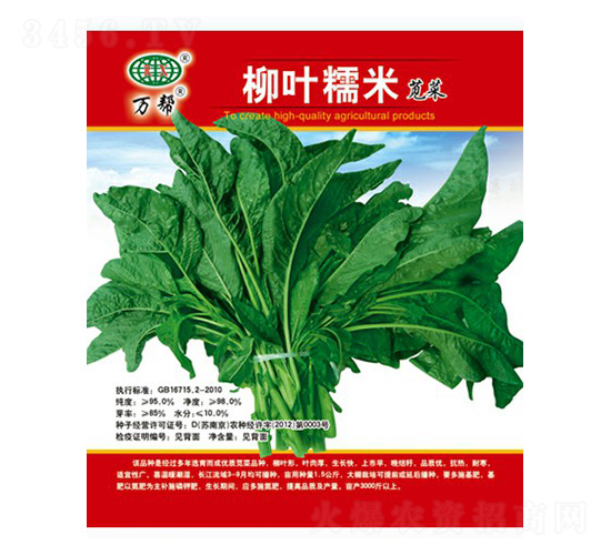 柳葉糯米莧菜種子-萬邦種業