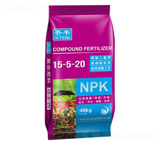 高塔熔融復合肥料15-5-20-齊豐農業