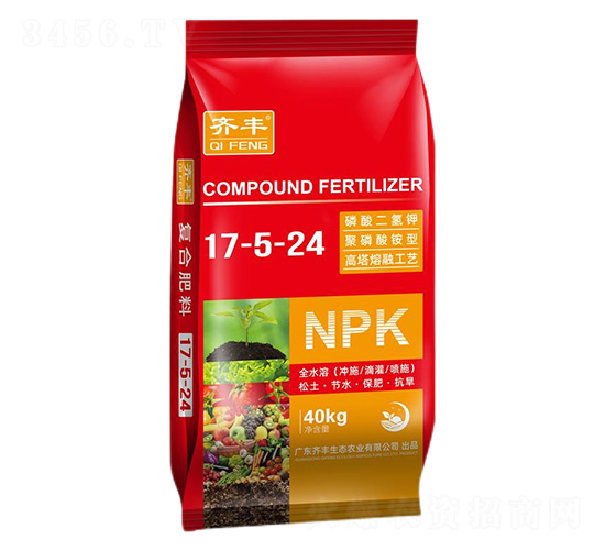 高塔熔融復合肥料17-5-24-齊豐農業