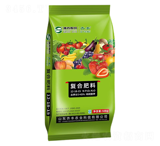 50kg純硫酸鉀復合肥料12-18-15-齊豐農(nóng)業(yè)