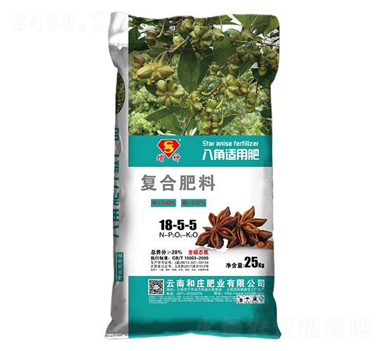 八角適用復合肥料18-5-5-增神-和莊肥業