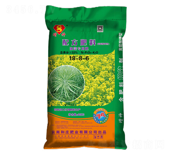 油菜專用配方肥料18-8-6-增神-和莊肥業