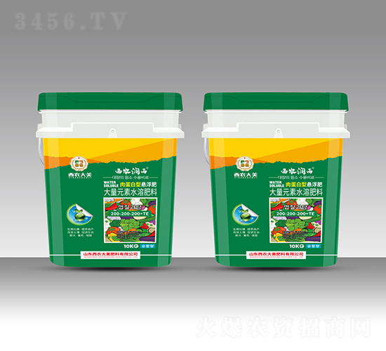 肉蛋白型懸浮大量元素水溶肥200-200-200+TE-西農潤雨-西農大美