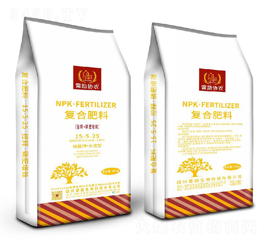 膨果著色型復(fù)合肥料15-5-25-雷勵生物