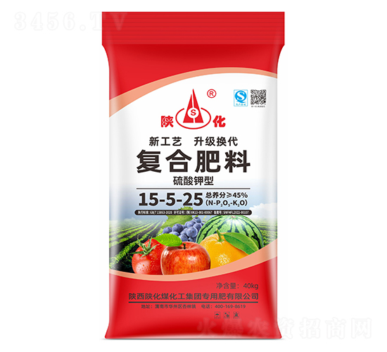 硫酸鉀型復(fù)合肥料15-5-25-陜化