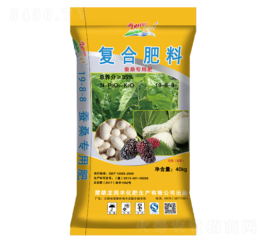 蠶桑專用復(fù)合肥料19-8-8-龍潤豐