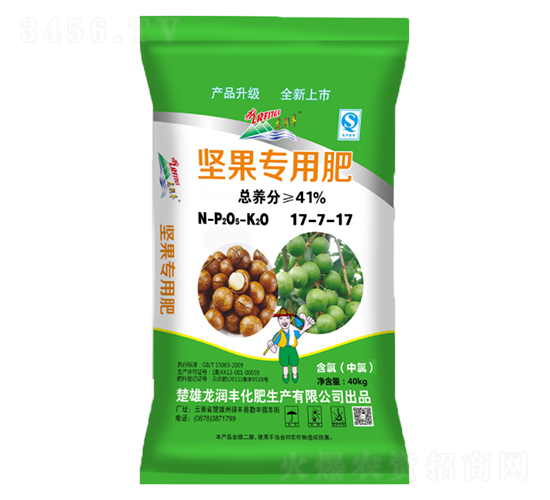 堅果專用肥17-7-17-龍潤豐