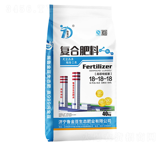 40kg平衡型復合肥料18-18-18-魯金豆生態肥