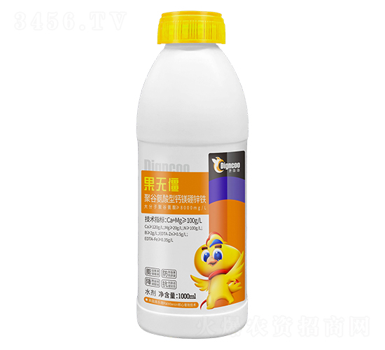 聚谷氨酸型鈣鎂硼鋅鐵1000ml-果無僵-地咕咕生物