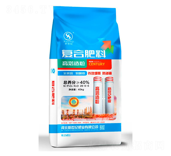 高塔造粒復合肥料28-6-6-新世紀肥業