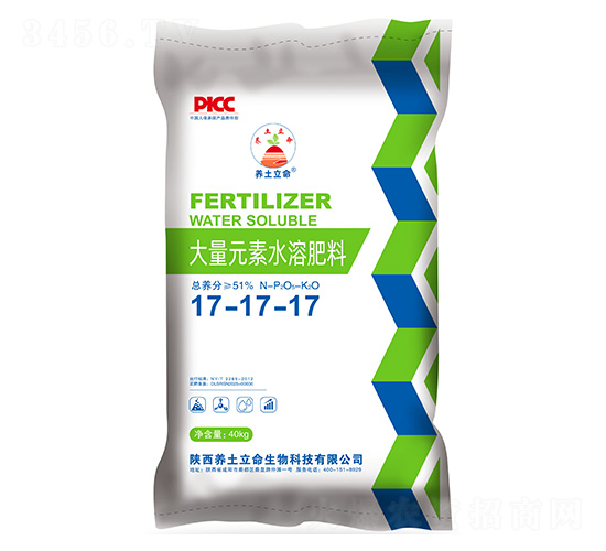 大量元素水溶肥料17-17-17-養土立命