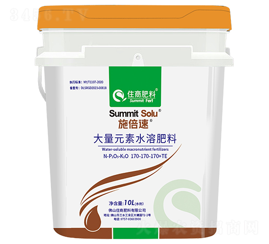液體懸浮大量元素水溶肥17-17-17-施倍速-住商肥料