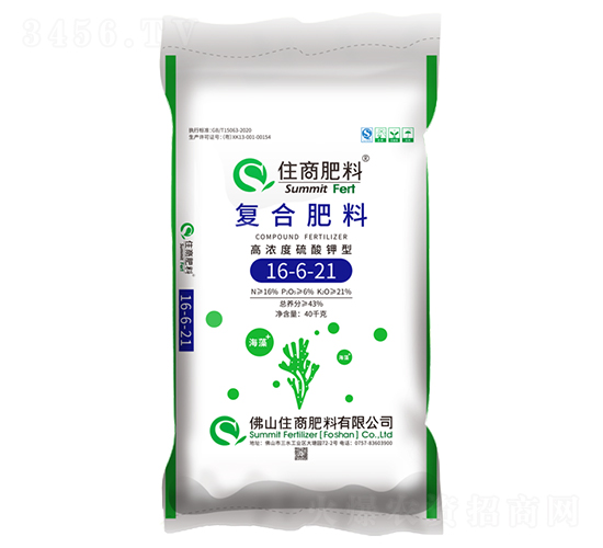 高濃度硫酸鉀型復合肥料16-6-21-住商肥料