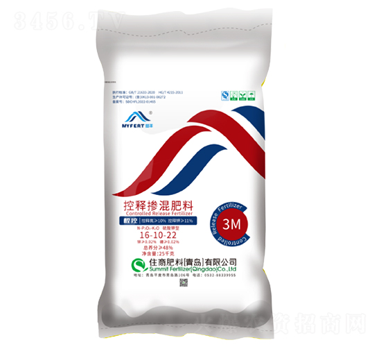 控釋摻混肥料16-10-22-住商肥料