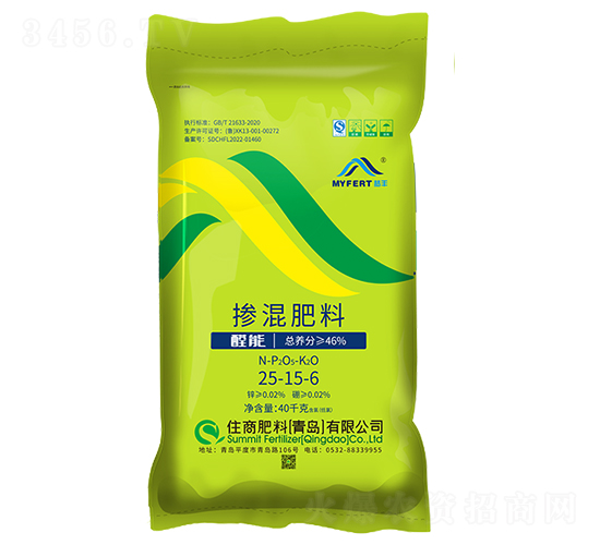 夢豐控釋摻混肥25-15-6-住商肥料