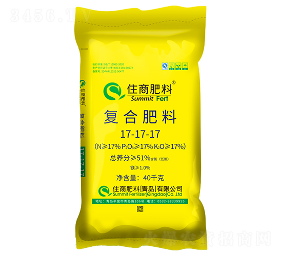 氯化鉀型復合肥料17-17-17-住商肥料