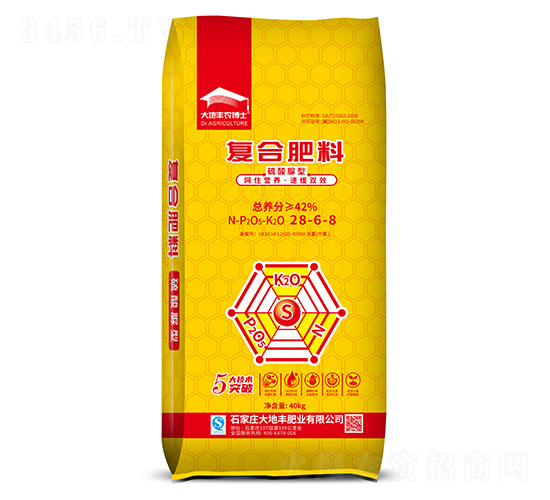硫酸脲型復合肥料28-6-8-大地豐