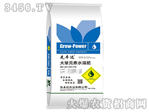 大量元素水溶肥20-20-20+TE-先豐達(dá)
