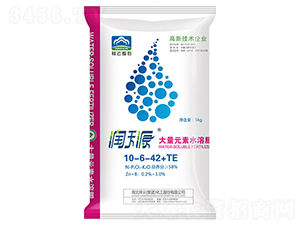 大量元素水溶肥料10-6-42+TE-潤(rùn)天源-祥云化工