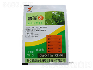 高鉀型大量元素水溶肥料4-6-40+TE-碧瑞果-華農農業