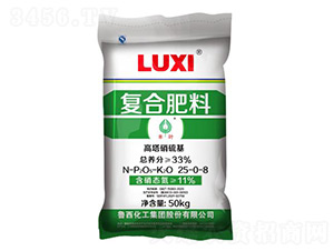 高塔硝硫基復合肥25-0-8-魯西化工