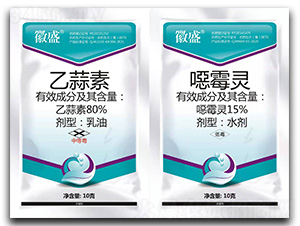 80%乙蒜素乳油+15%噁霉靈水劑-徽盛-秦農作物
