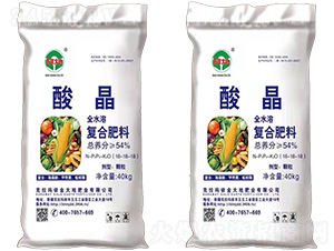 全水溶復合肥料18-18-18-酸晶-百年大地-金大地肥業