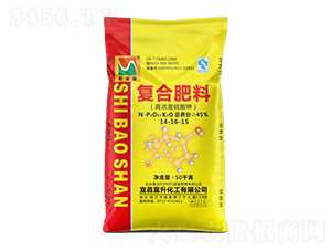50kg高濃度多元硫基復合肥料14-16-15-石寶山-富升化工