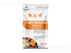 高鉀營養型大量元素水溶肥料12-5-42+TE-創萬糧-沃優生物