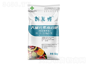 高氮營養型大量元素水溶肥料30-10-10+MgO+TE-創萬糧-沃優生物