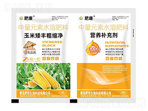 50克中量元素水溶肥料-玉米矮豐粗縮凈+營養補充劑-肥康-肥佬生物